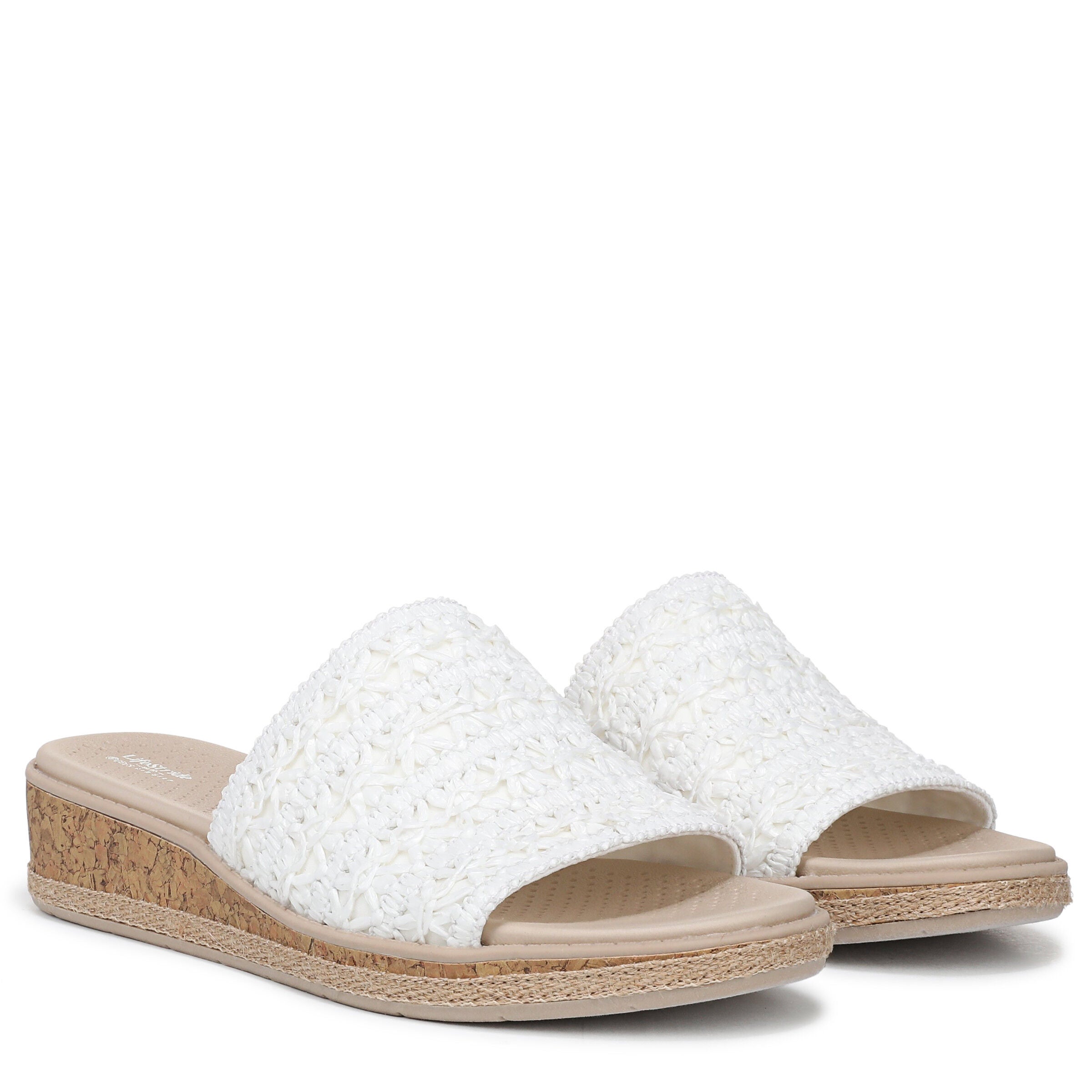 Breezy Wedge Sandal, BRIGHT WHITE, alternate image number 2