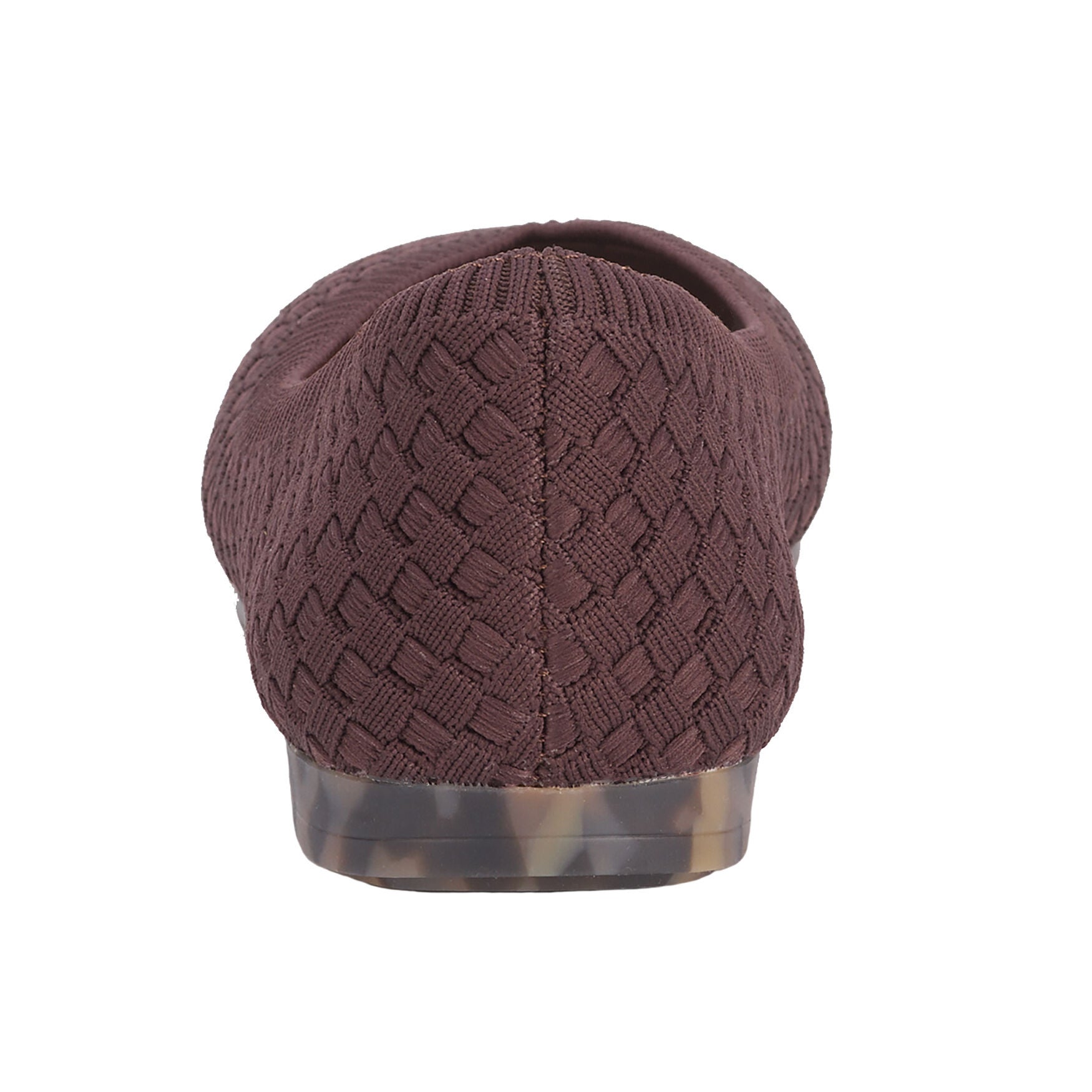 Niki Stretch Knit Flat, BROWN, alternate image number 2