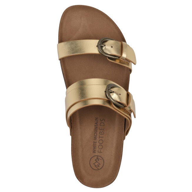 Hardball Footbeds Sandal, GOLD LEATHER, alternate image number null