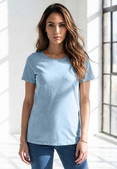 Plus Size Cotton Ultimate Crewneck Tee