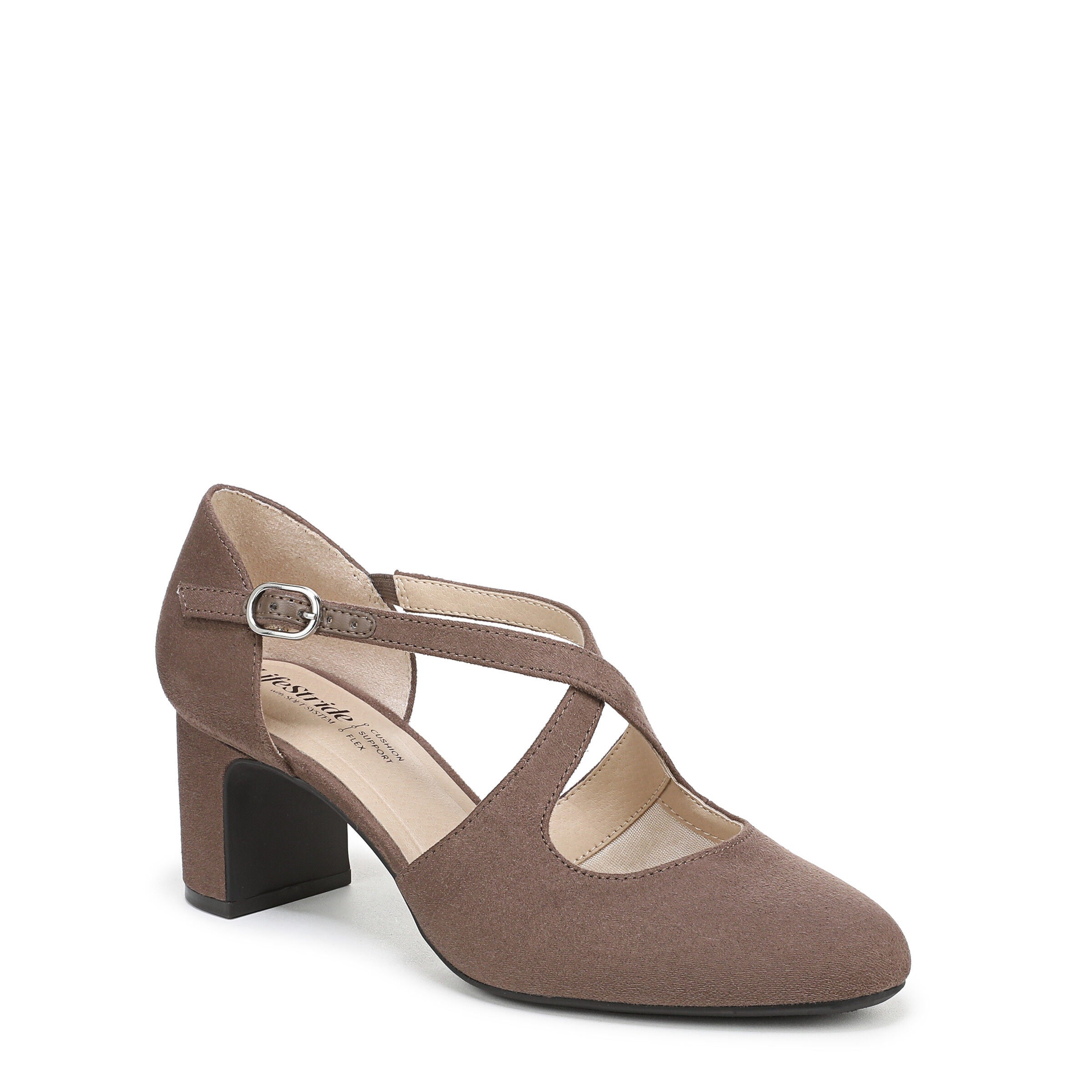 Tracy Pump, MOCHA MICROFIBER, hi-res image number 0