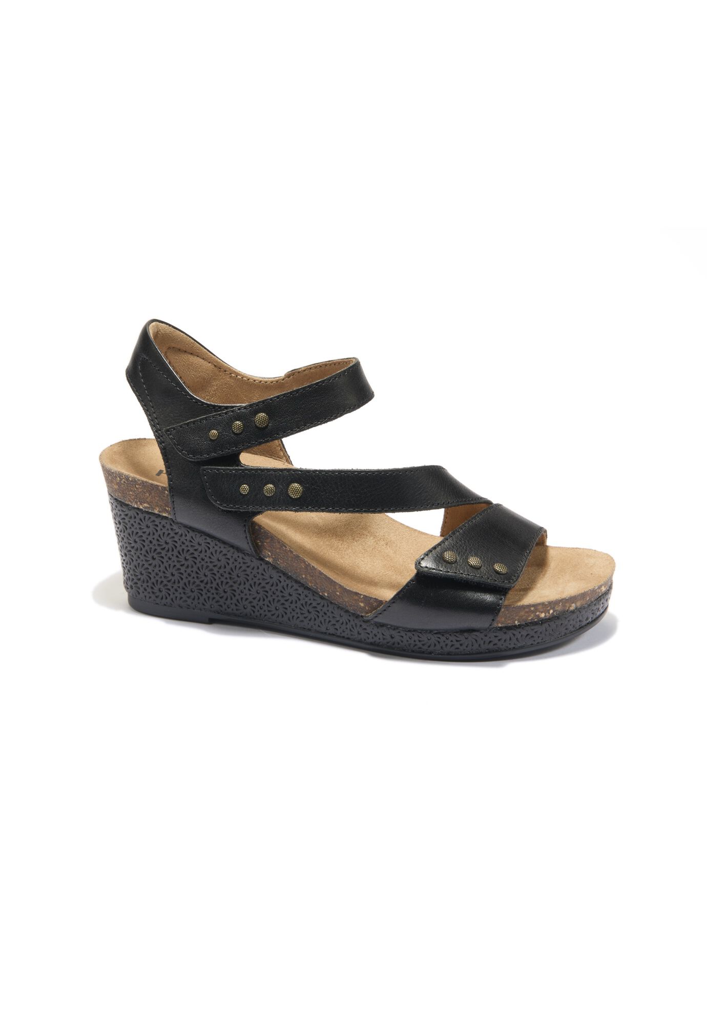 Giselle Wedge Sandal, BLACK, hi-res image number 0