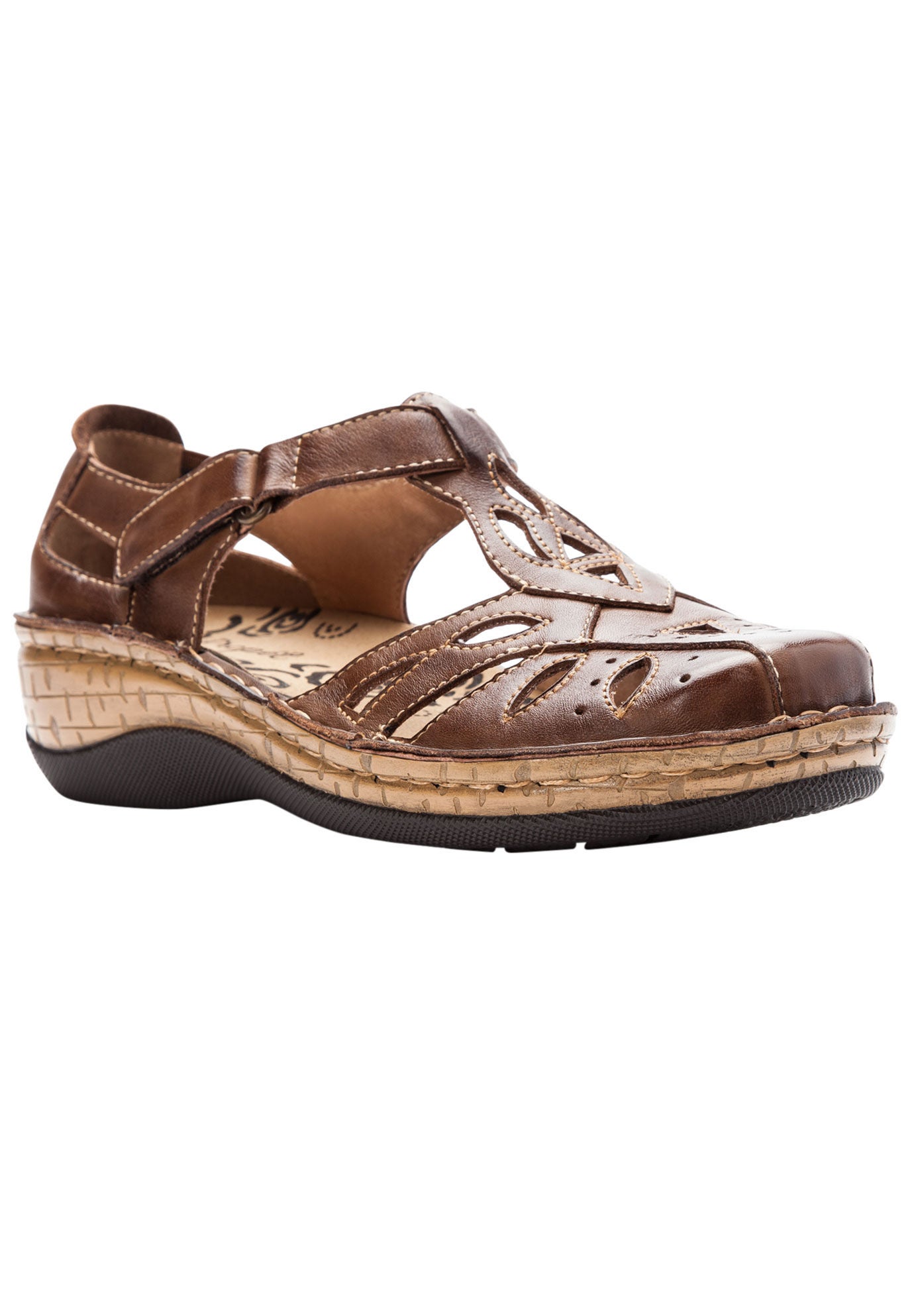 Jenna Mary Jane Shoes by Propet&reg;, BROWN, hi-res image number 0