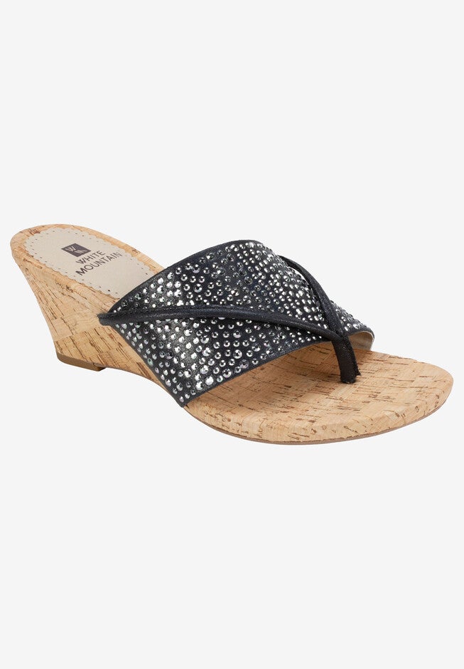 Alexandra Sandal, BLACK METALLIC GLITTER, hi-res image number 0