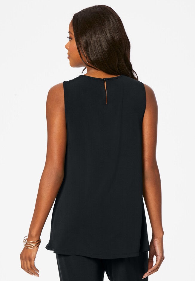Embroidered Ultrasmooth® Fabric Tank, , on-hover image number null
