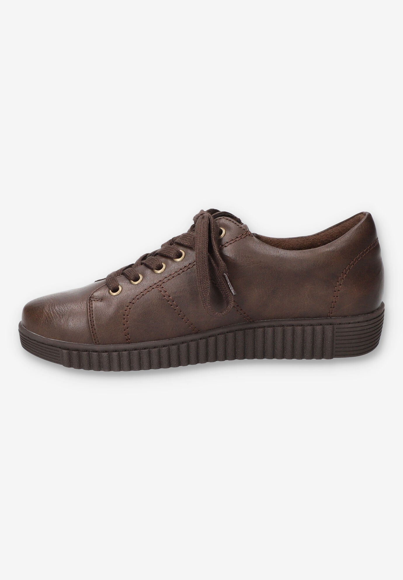 Novie Platform Sneaker, BROWN, alternate image number 4