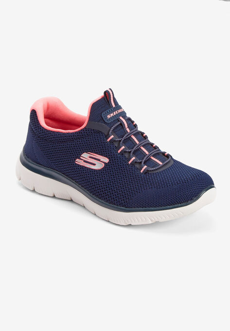 The Summits Sneaker, NAVY PINK WIDE, hi-res image number null