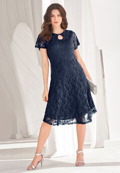 Keyhole Lace Dress