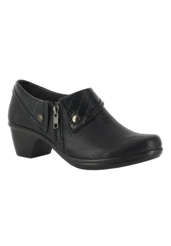 Darcy Bootie by Easy Street®, BLACK CROC, hi-res image number 0