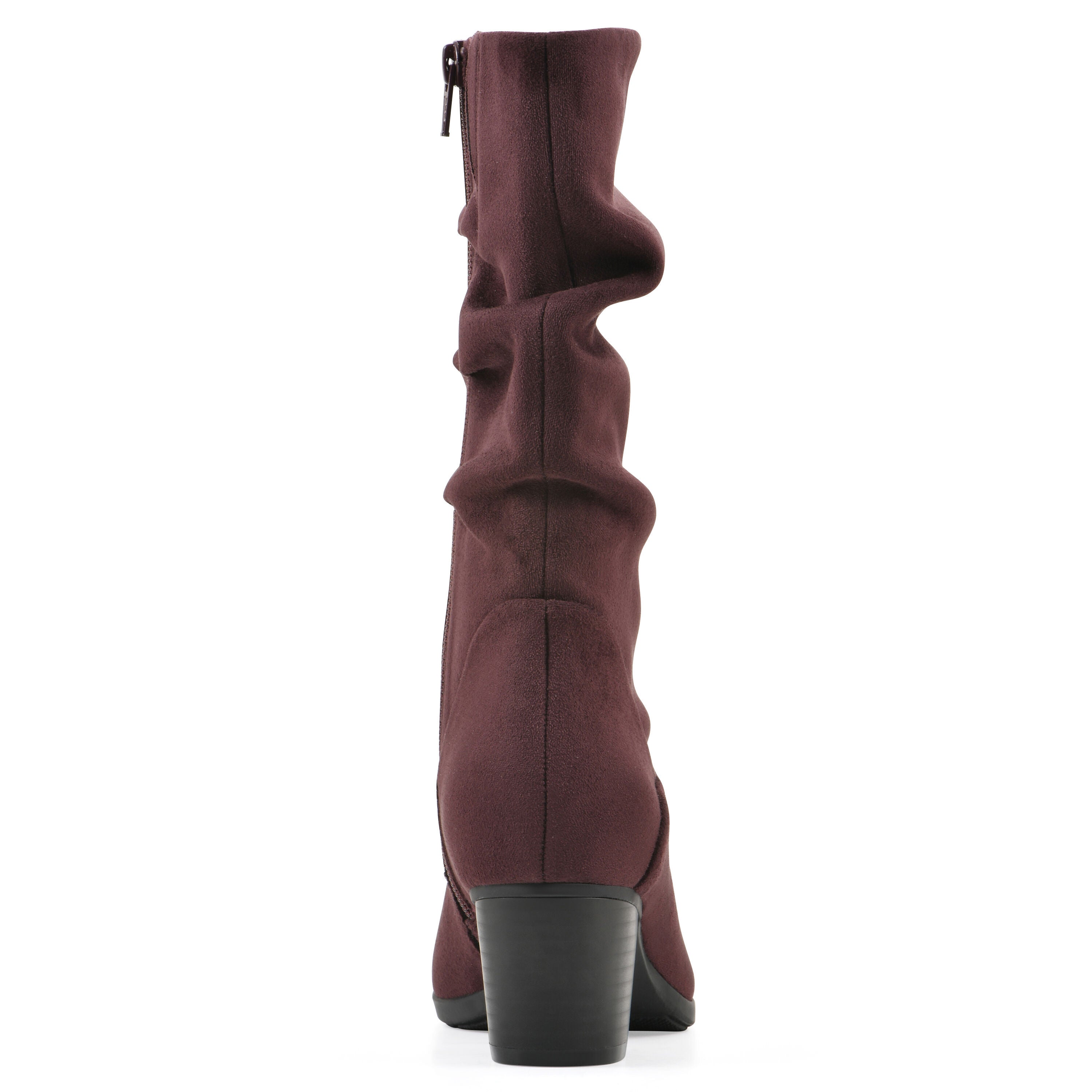 Angelie Mid Shaft Boot, DARK BURGUNDY, on-hover image number 1
