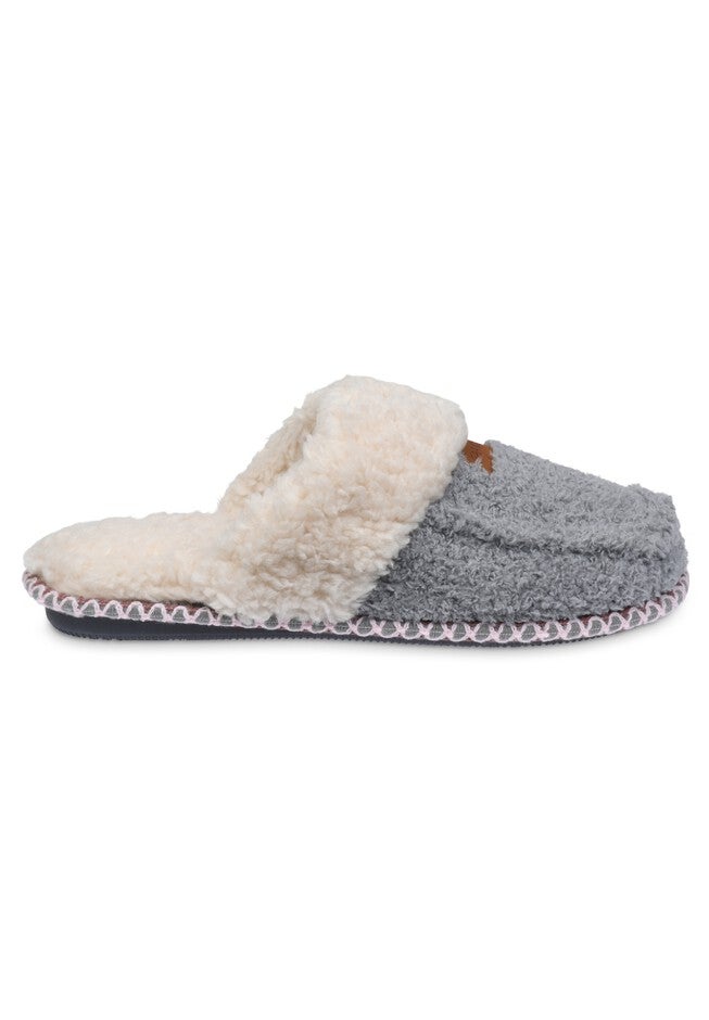 Cozee Fleece Mocassin Scuff Slipper, , alternate image number 2