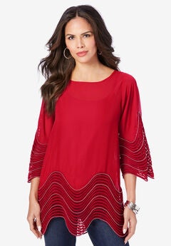 Plus Size Elegant Tops