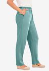 Straight-Leg Soft Knit Pant, , alternate image number null