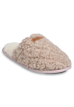 Quilted Teddy Bear Scuff Slipper Slippers