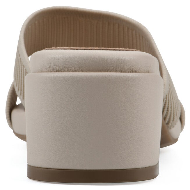 Milled Heeled Sandal, TAUPE FABRIC, on-hover image number 1