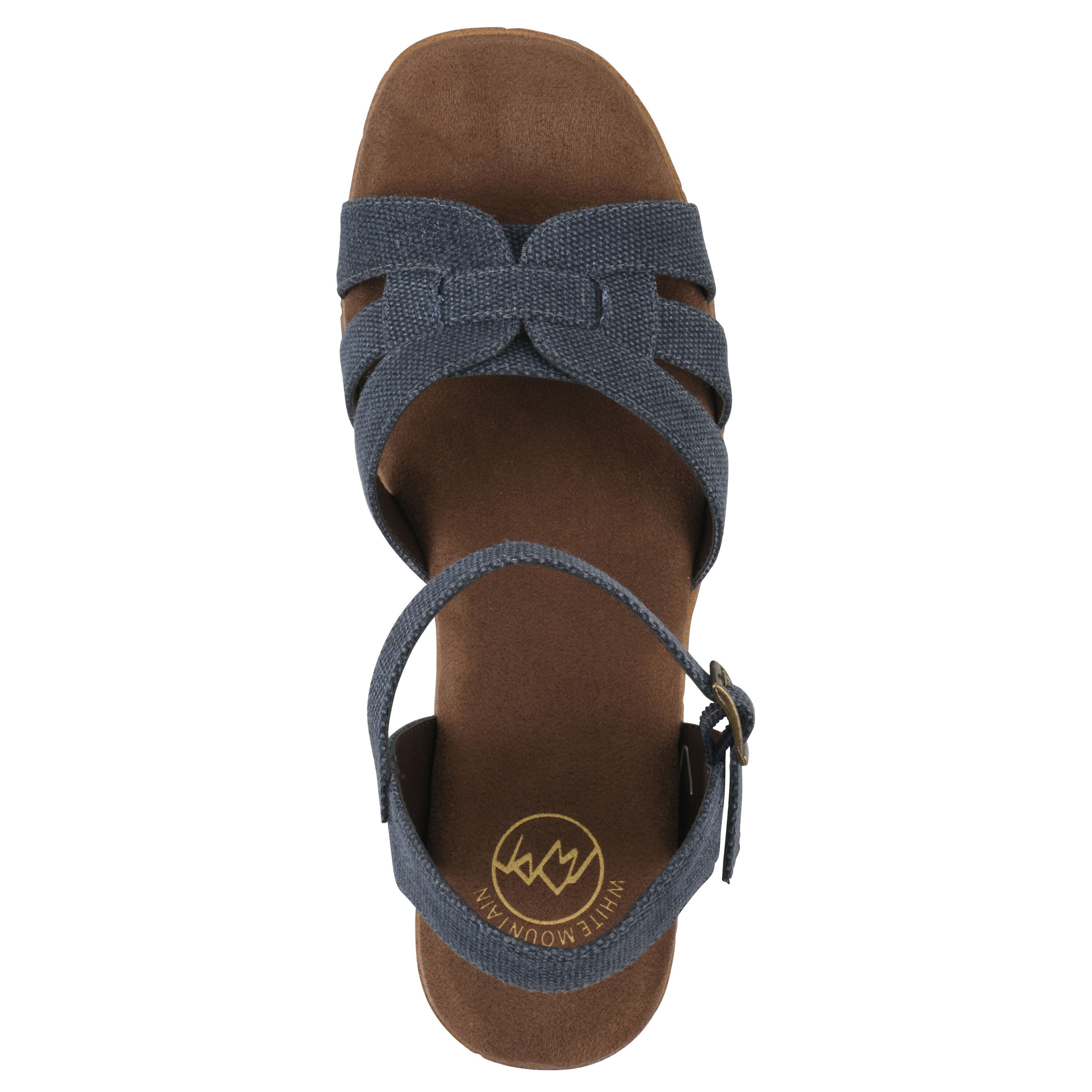 Barista Platform Sandal, DENIM BLUE FABRIC, alternate image number 4