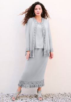 Beaded Skirt Set