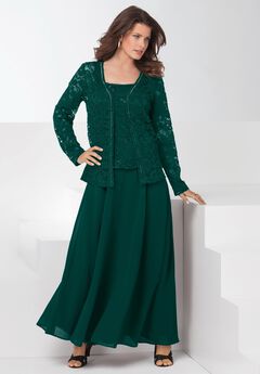 Lace Jacket Gown