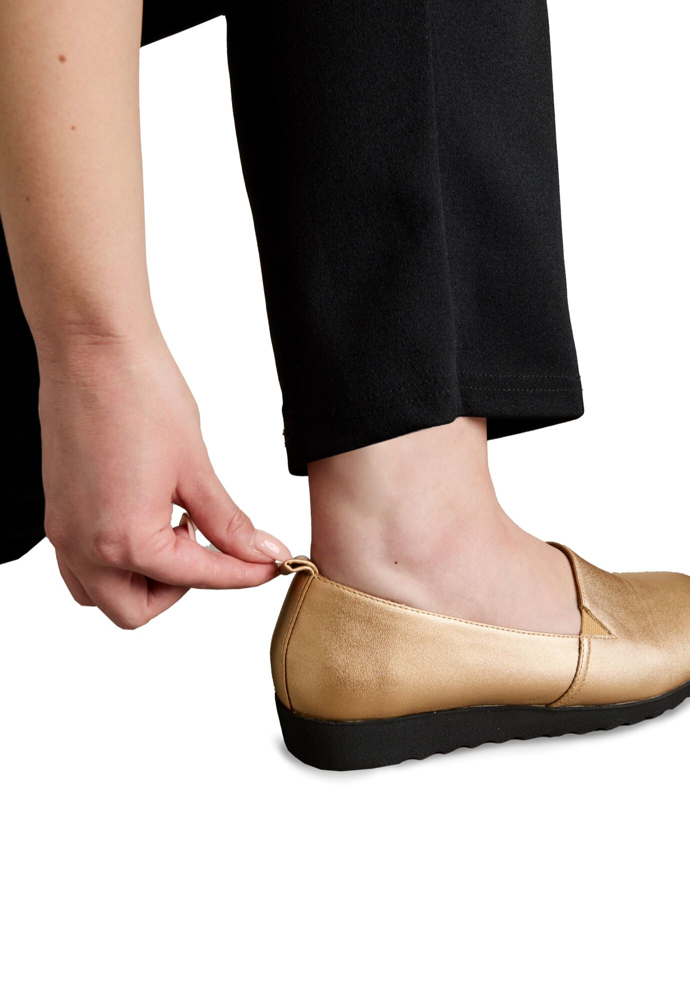 The June Leather-Like Slip On Flat, , alternate image number 5