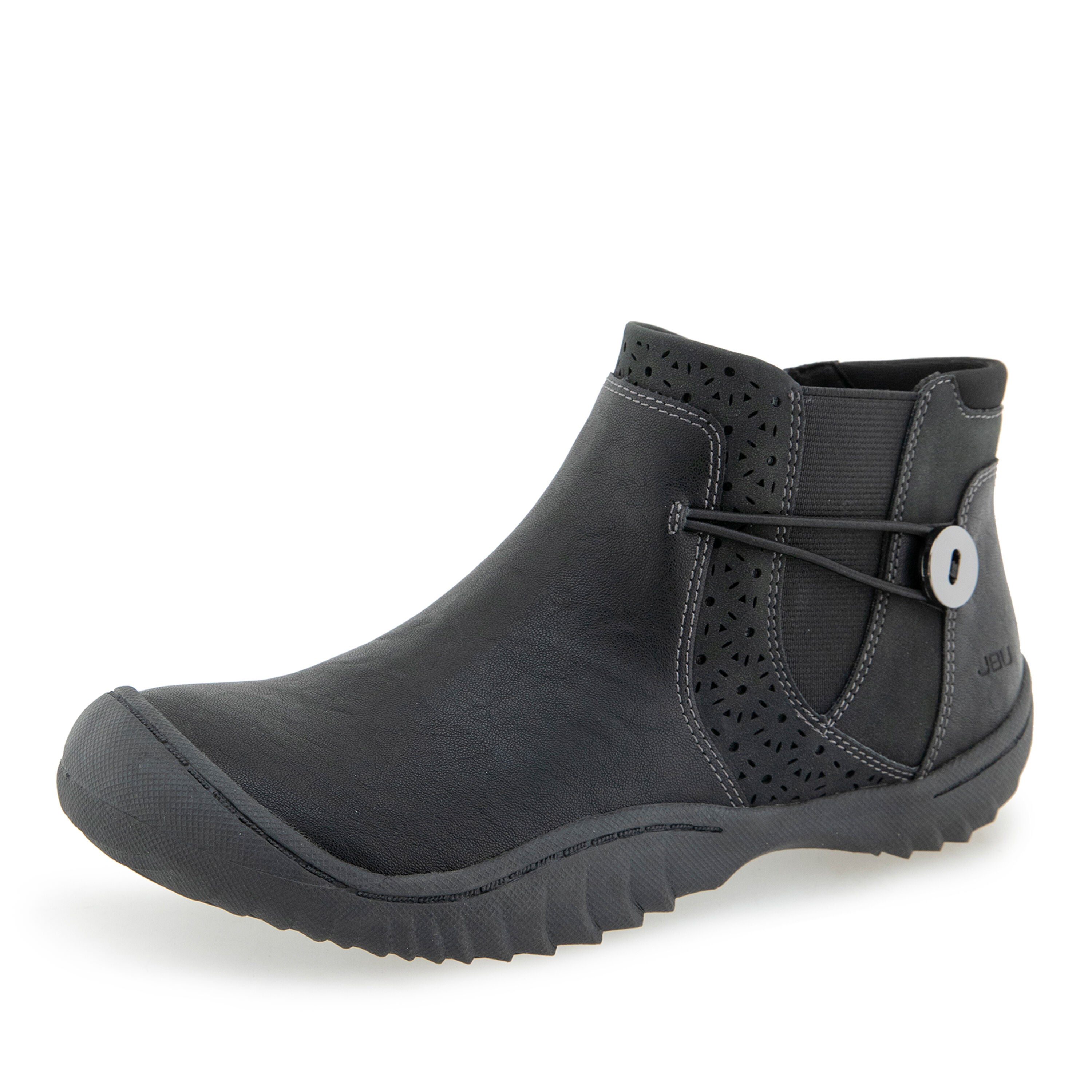 Jemma Water Resistant Casual Boot, BLACK, alternate image number 6
