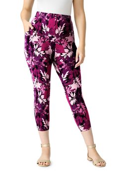 Side-Pocket Essential Capri Legging