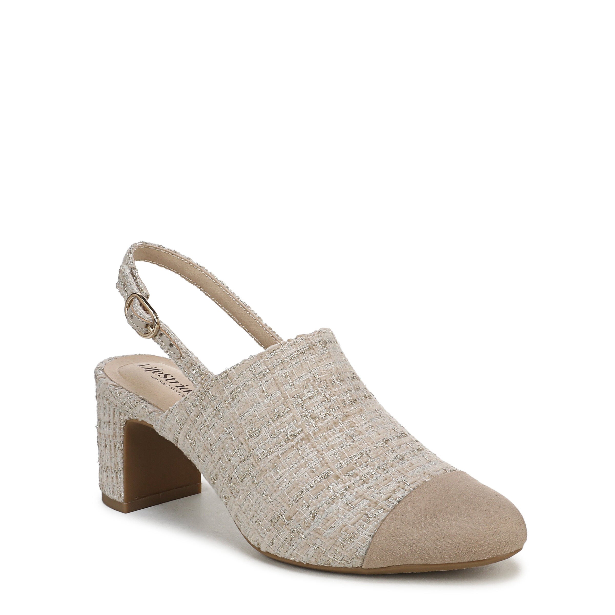 Tessa Slingback Pump, DOVER LIGHT TAN, hi-res image number 0