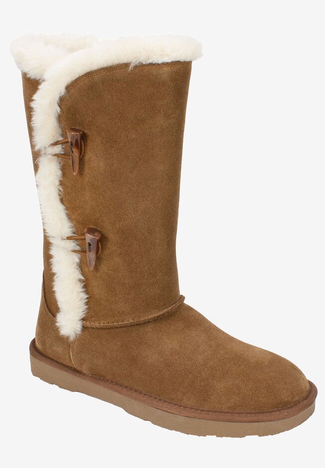 Arianna Cold Weather Boot by White Mountain, CHESTNUT SUEDE, hi-res image number null