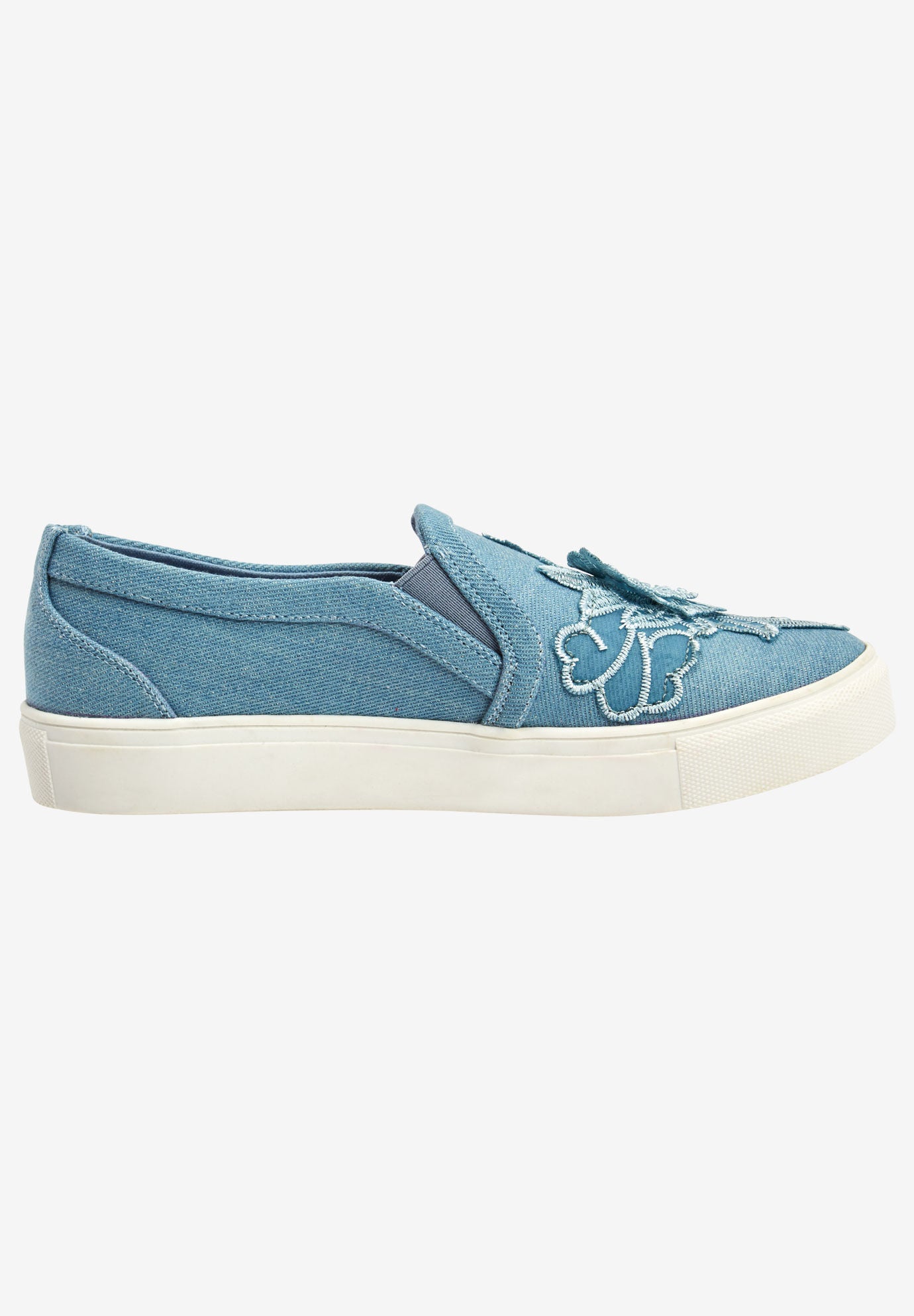 The Skyla Slip On Sneaker, LIGHT DENIM, alternate image number 3