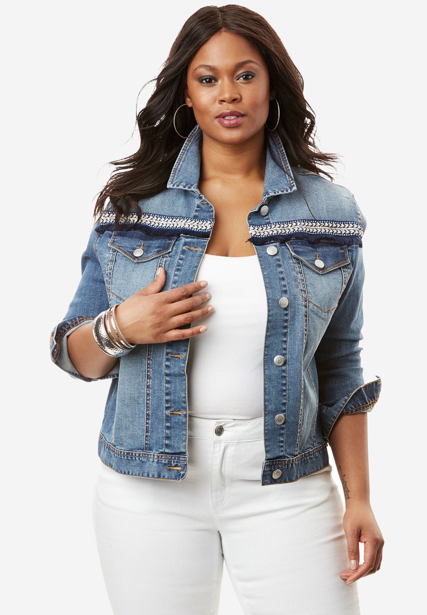 plus size outerwear for women roamans plus size military jacket