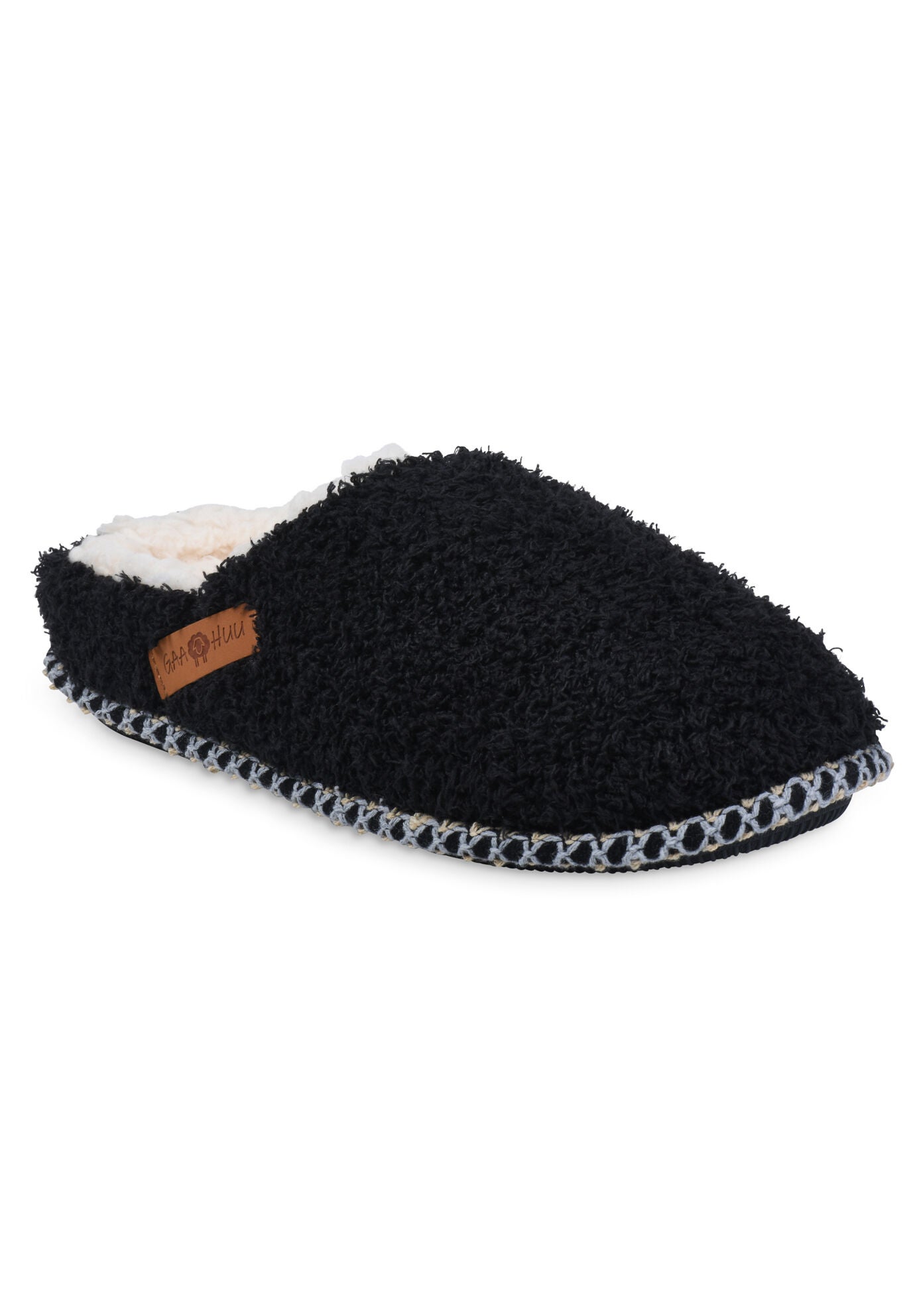 Cozee Fleece Clog Slipper, BLACK, hi-res image number 0