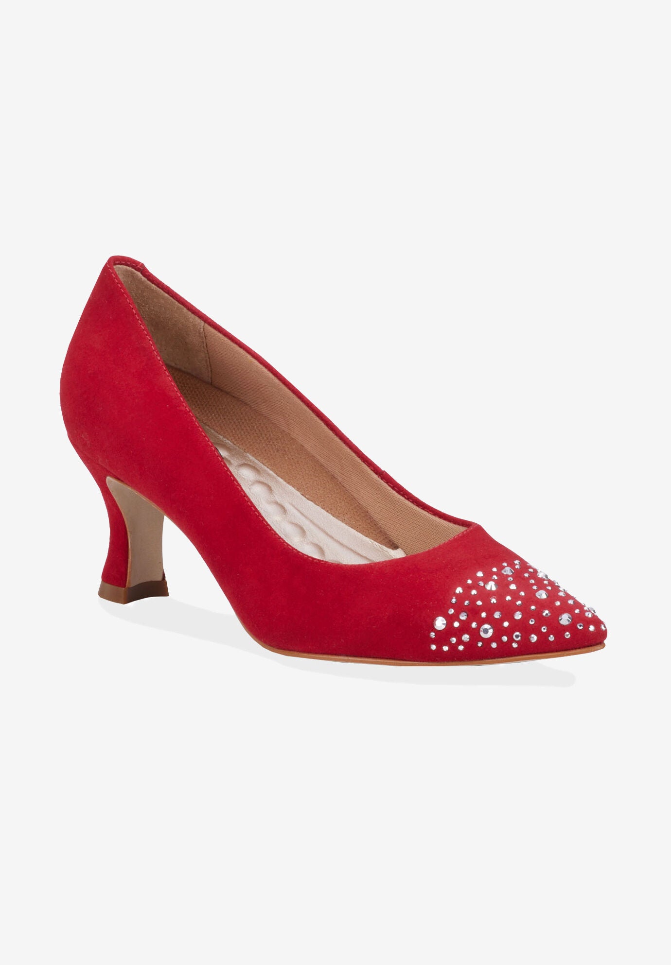 Sadee Pump, RED KID SUEDE, hi-res image number 0