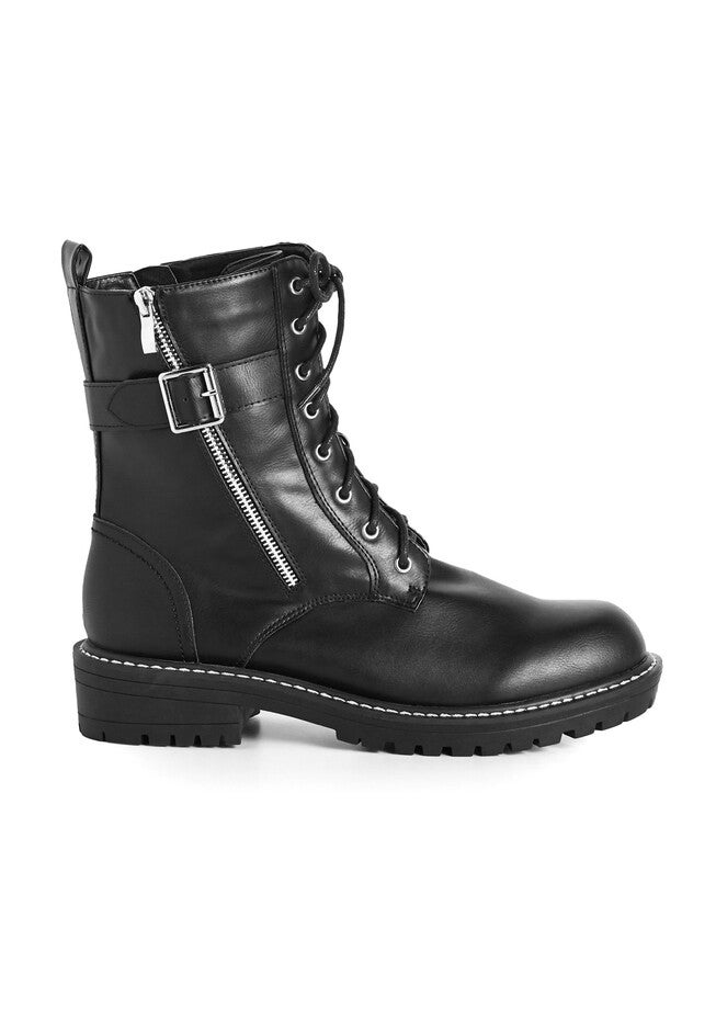 Ocean Lace Up Boot, BLACK, alternate image number null