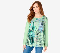 Travel Graphic Long Sleeve Tee