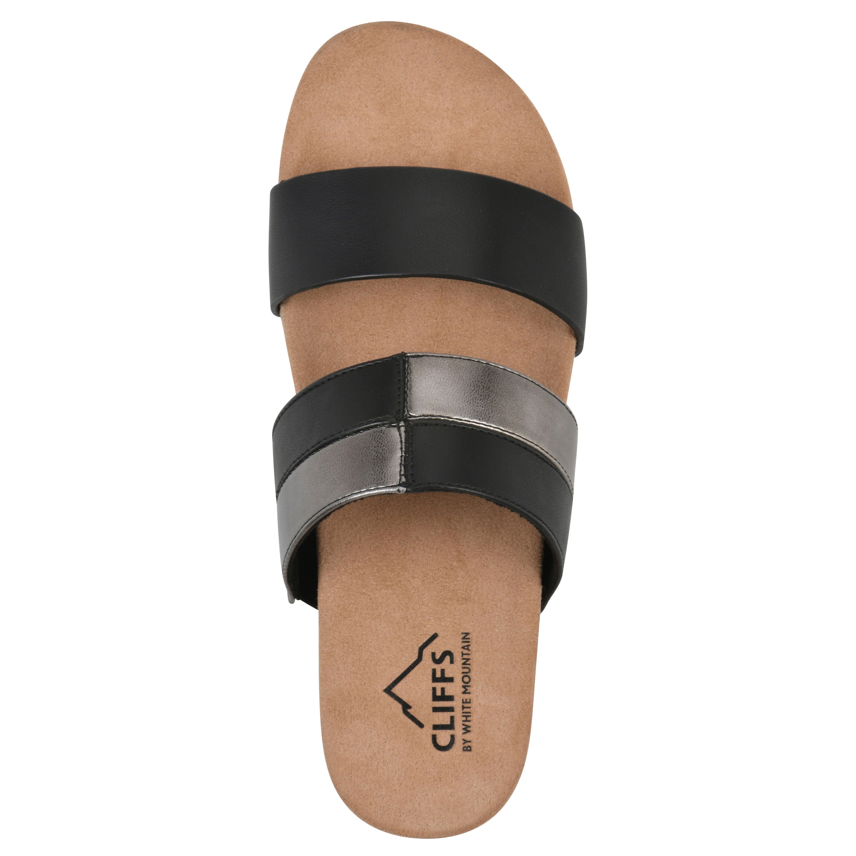 Tammy Slide Sandal, BLACK SMOOTH, alternate image number 4