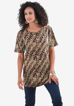 Plus Size Cotton Ultimate Crewneck Tee