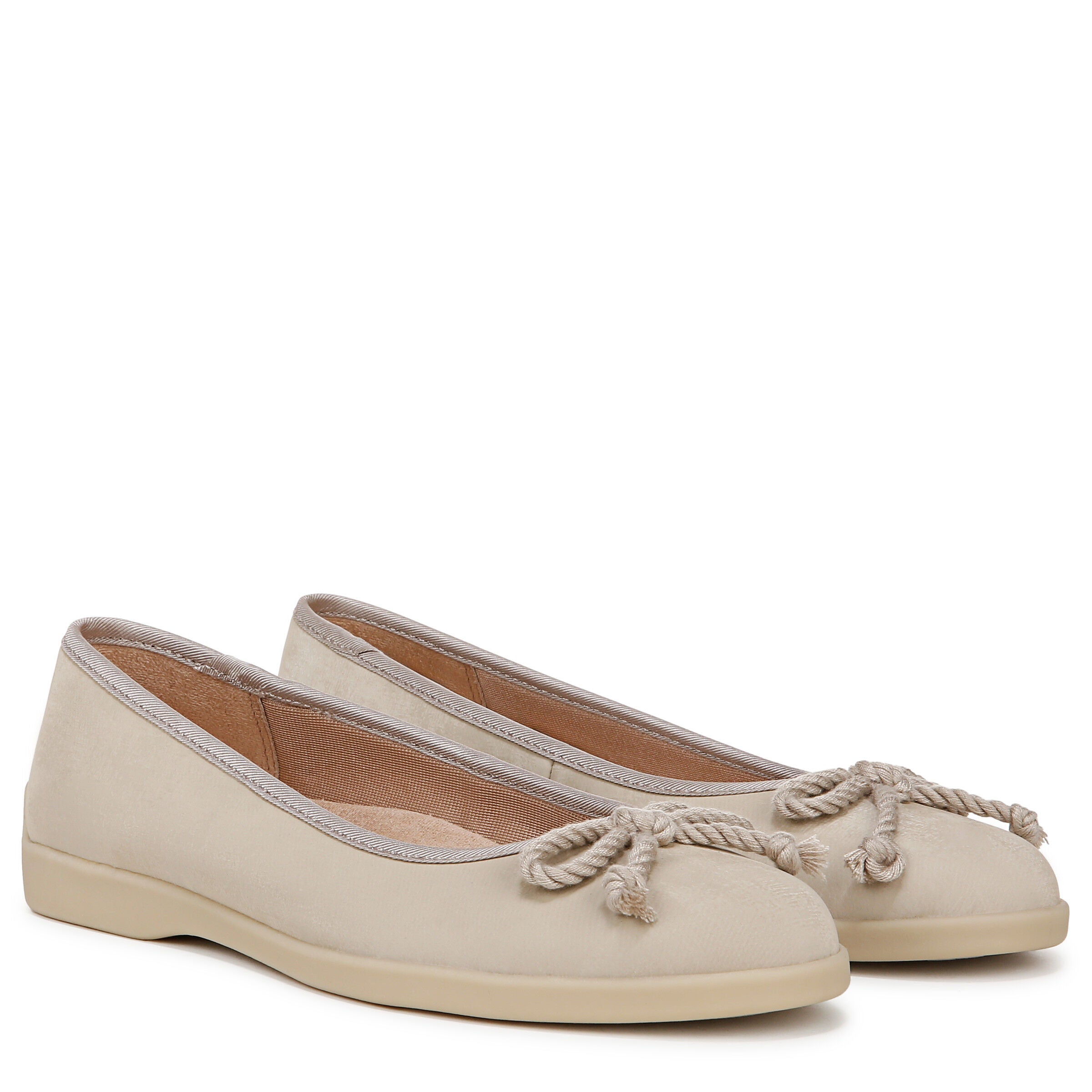 Maura Bow Trim Flat, TAUPE, alternate image number 2