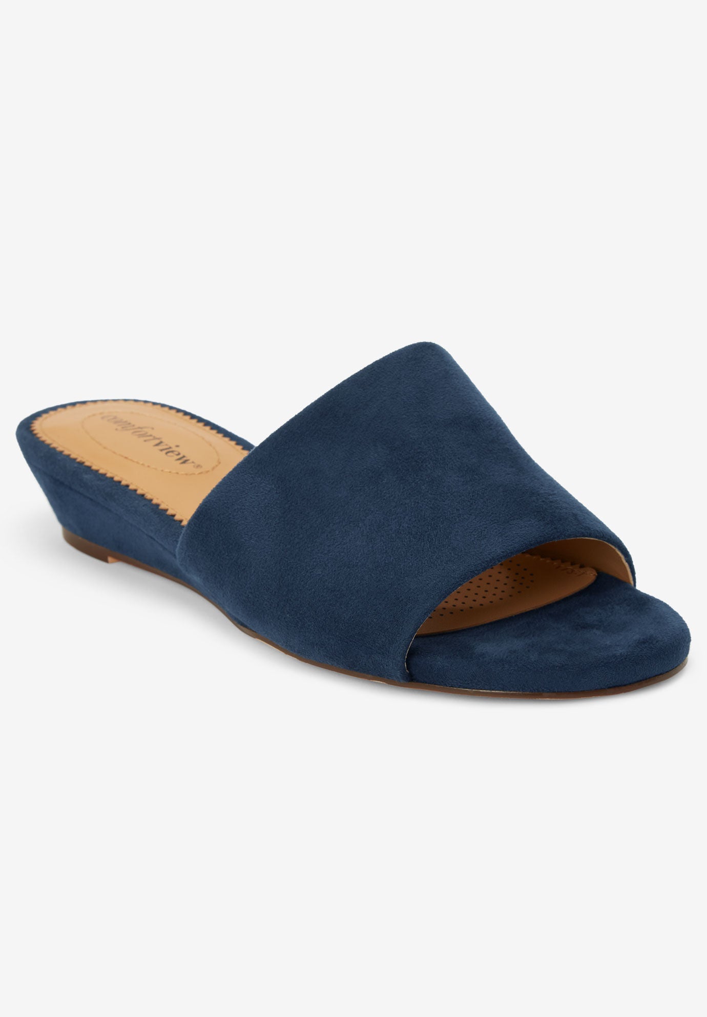 Wide width mule slides sales