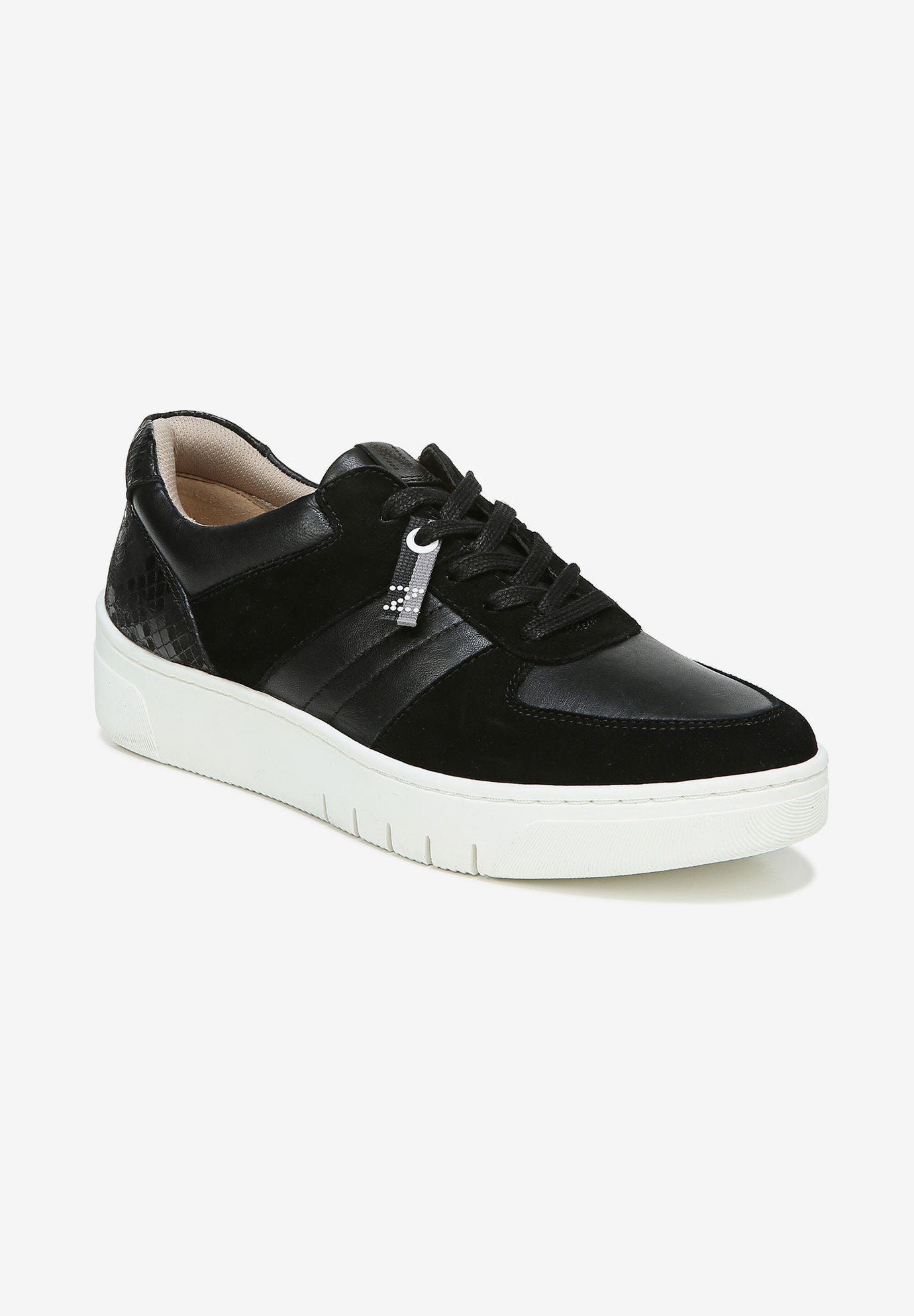 Hadley Sneakers , BLACK LEATHER, hi-res image number 0