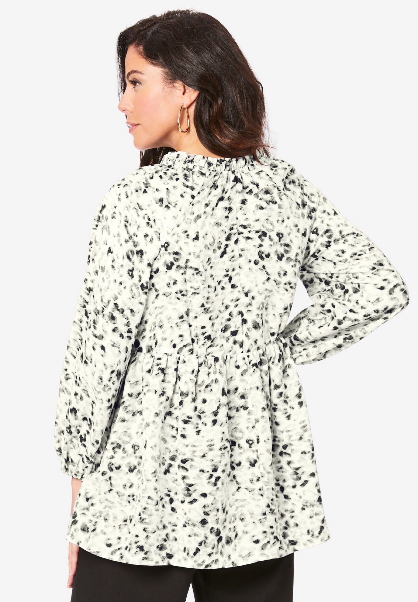 TieNeck Big Shirt. Roaman's