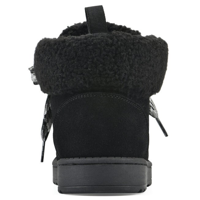 Icebox Faux Fur Leather Bootie, BLACK SUEDE, on-hover image number 1
