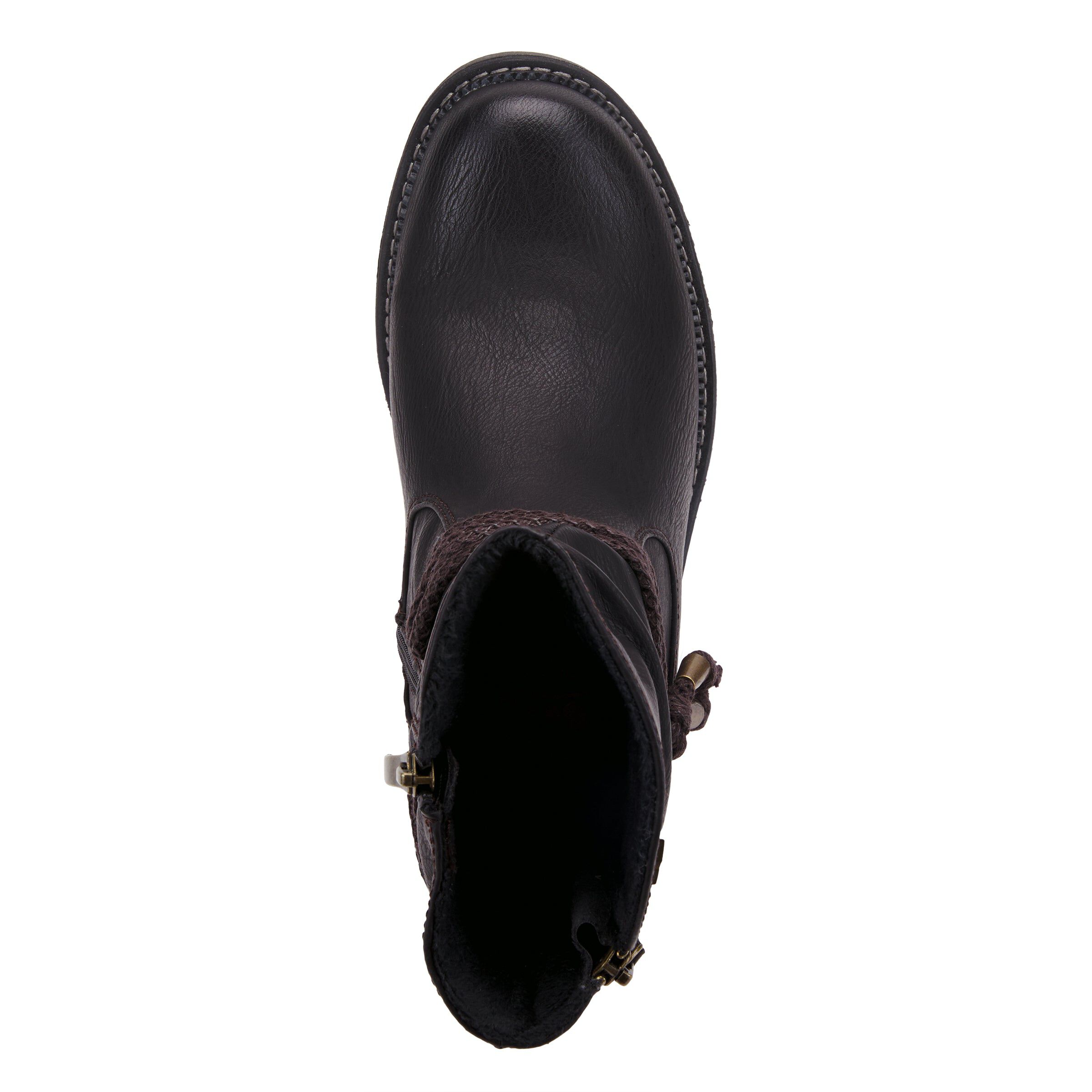 Kathie Mid Calf Boots, BLACK, alternate image number 3