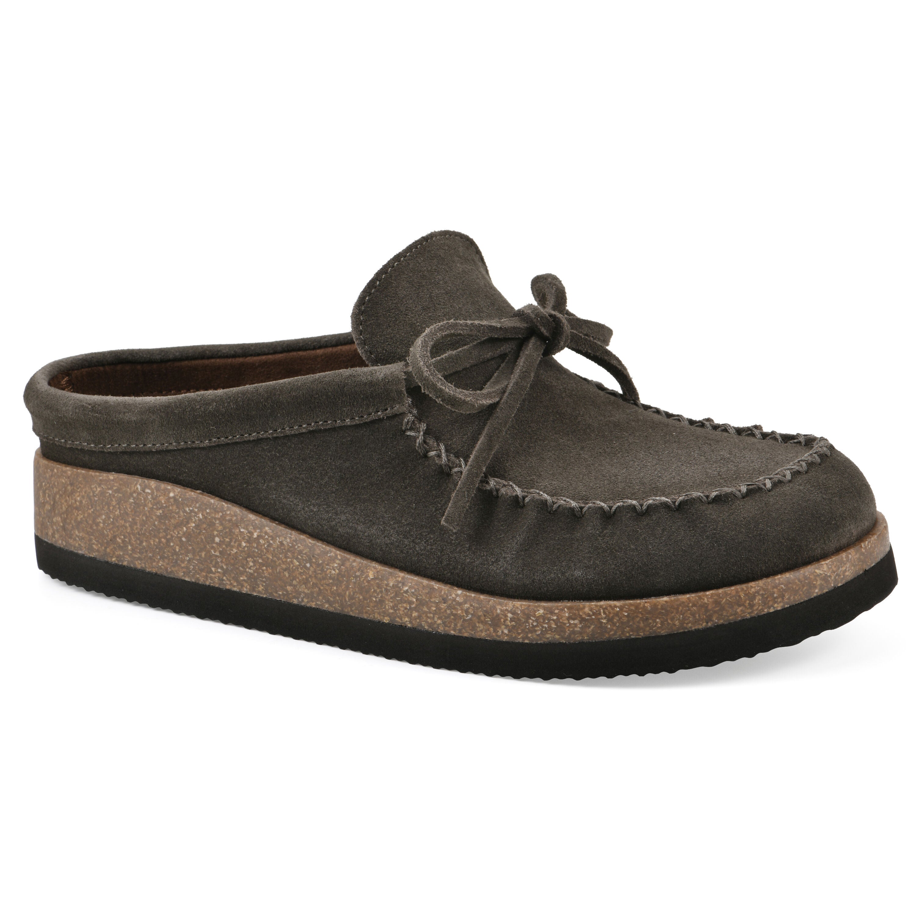 Bayhead Footbeds Clog, ARMY SUEDE, hi-res image number 0