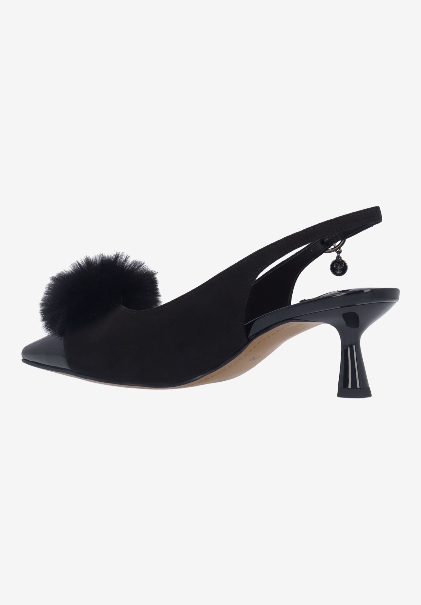 Hevina Sling Back Pump, BLACK, alternate image number 5