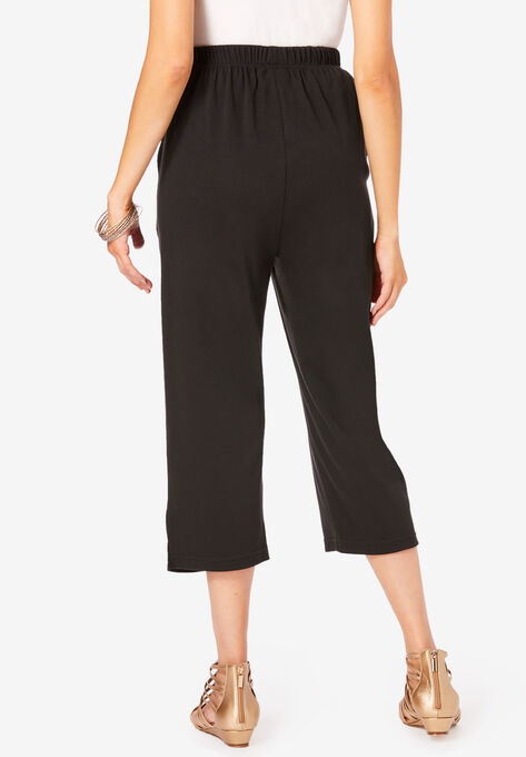 Soft Knit Capri Pant, , on-hover image number null