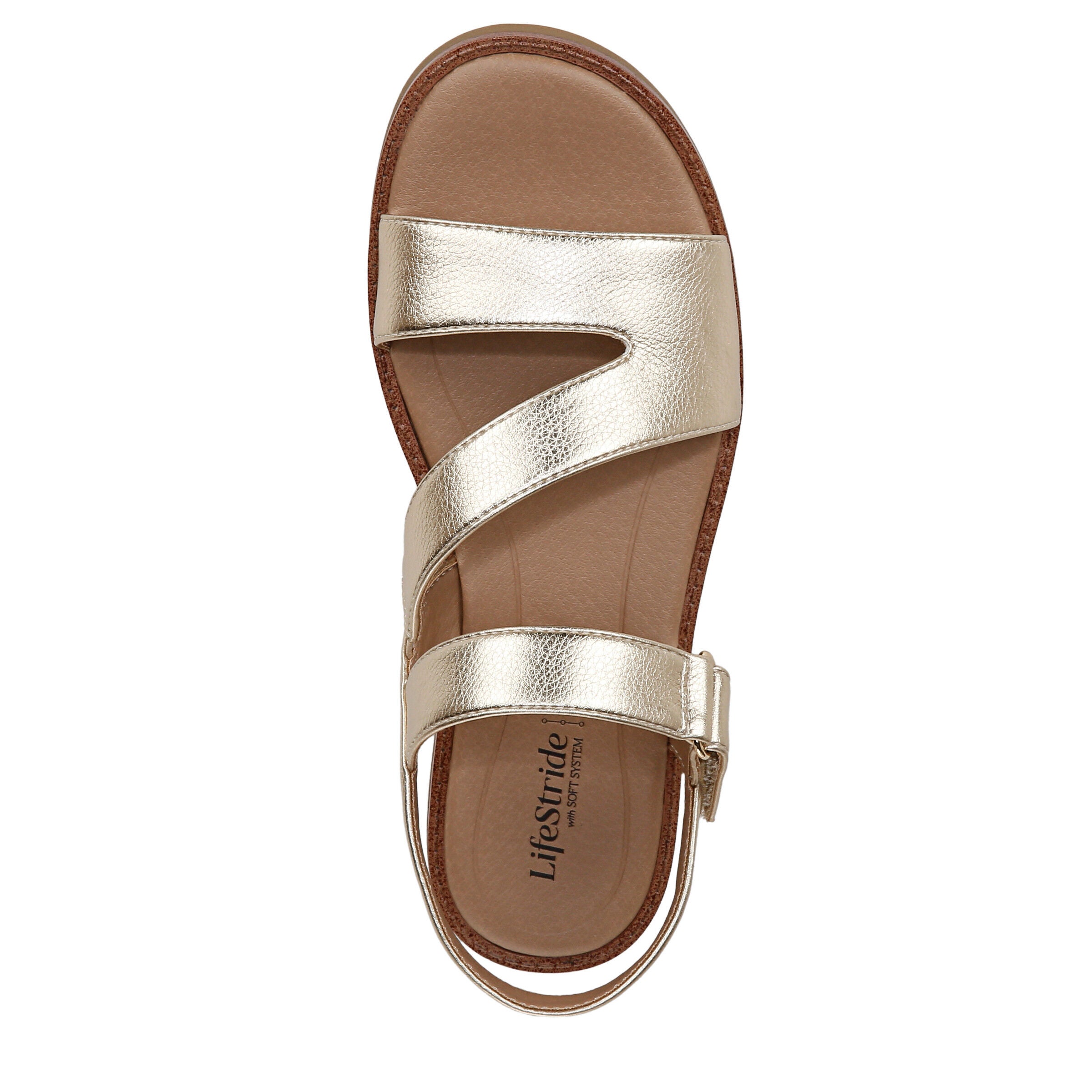 Waverly Sandal, GOLD, alternate image number 6