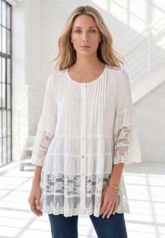 Plus Size Bell Sleeves