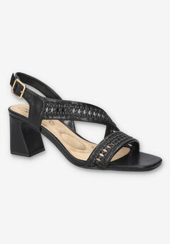 Rowan Square Toe Block Heel Sandal
