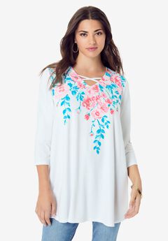 Criss Cross Ultra Drape Tunic