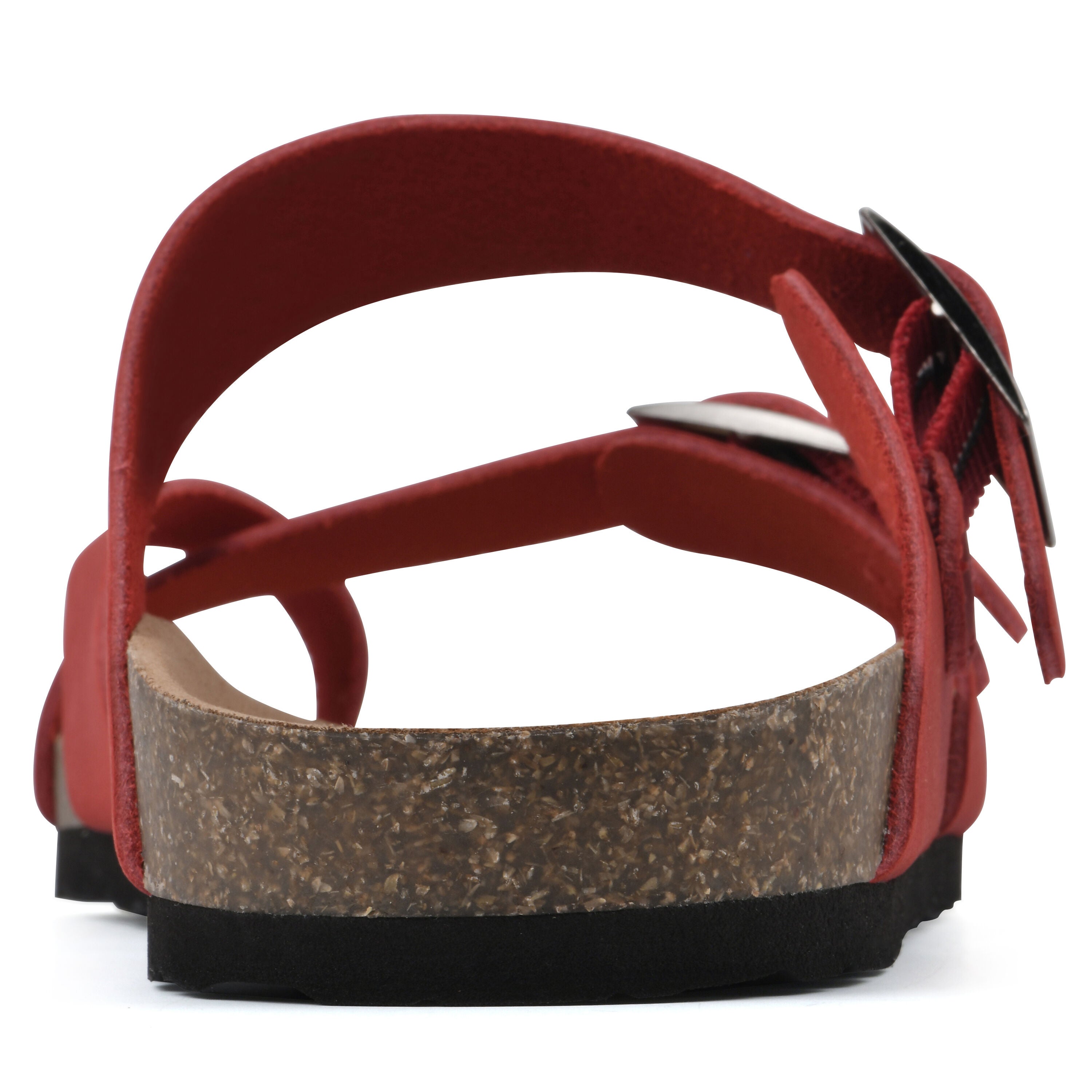Gracie Footbed Sandal, RED LEATHER, on-hover image number 1