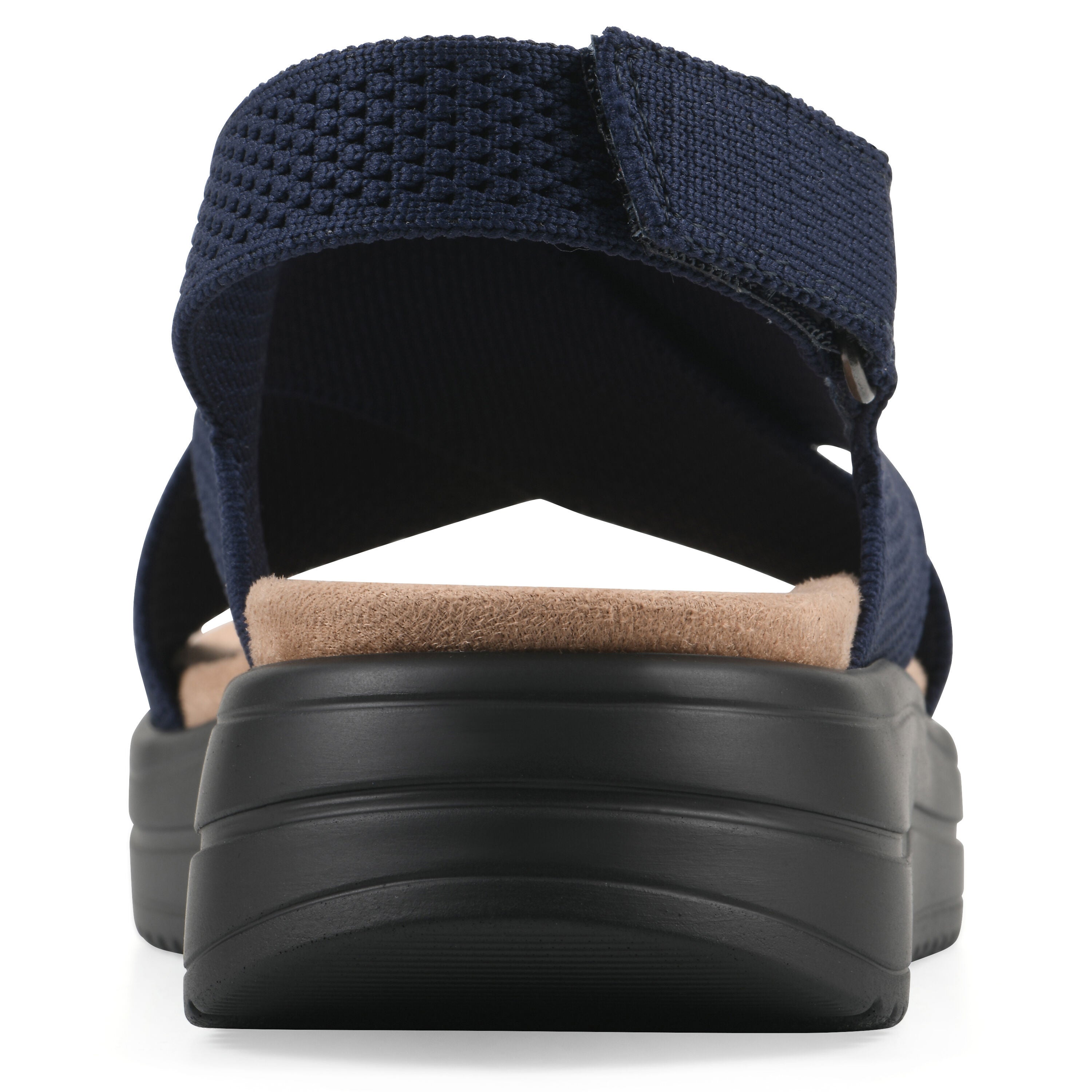 Harleen Flatform Sandal, NAVY FABRIC, on-hover image number 1
